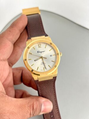 Ferragamo Pure Swiss ETA White Dail High quality premium watch  For Men 3