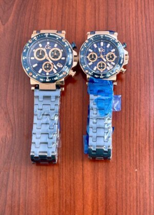 Replica AAA+ Gc 1st copy couple watch in cash on delivery