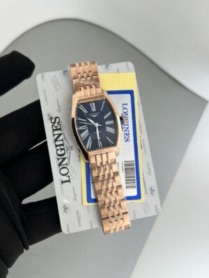 Longines Swiss Rose Gold Blue Dail watch   For Ladies 13