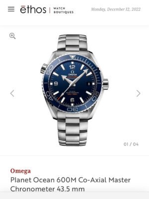Omega Seamaster Planet Ocean first copy watch online at best price