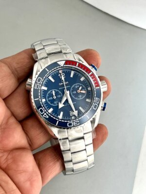Omega Seamaster Planet Ocean blue Dail Stainless Steel Men's watch 62