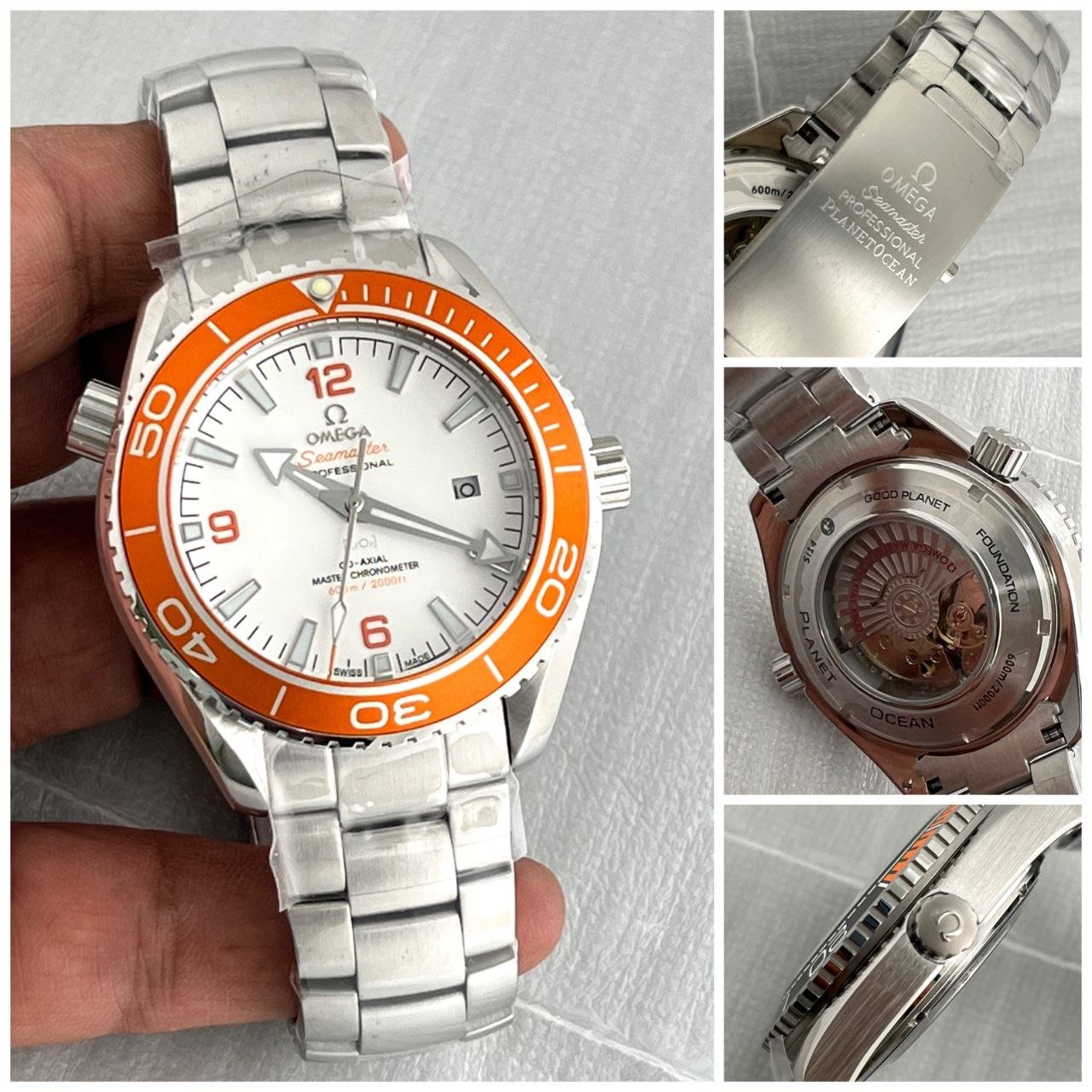 Omega Swiss Sea Master Planet Ocean Steel Automatic watch For Men 49 - Image 2