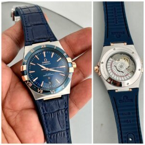 Omega Constellation Blue Strap Swiss Automatic Men's watch 84