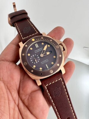Luminor Panerai Pure Swiss ETA Brown Dail Automatic High quality premium watch  For Men 22