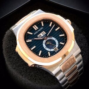 Patek Philippe Nautilus Annual Calendar Dual Tone Swiss Automatic watch 22