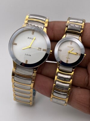 Rado Jublie Ceramic Dual tone Couple watch 14