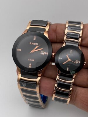 Rado Jublie Ceramic Dual tone Couple watch 16