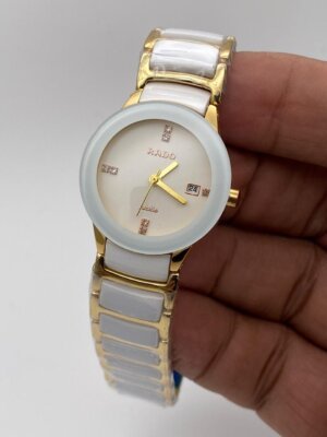 Rado Jublie Ceramic Dual tone Ladies watch   12