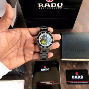 Rado Captain Cook Full Black Swiss Automatic Men's watch 72