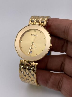 Branded Swiss quartz golden Replica Rado First Copy Watches online in India