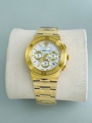 Versace Greca logo Chronograph Ladies watch  9