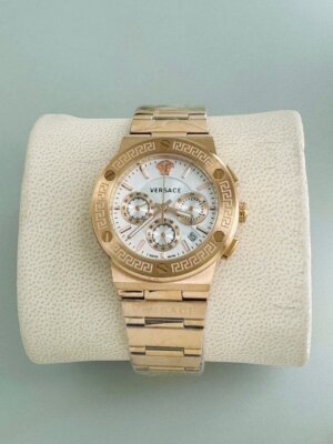 Versace Greca logo Chronograph Ladies watch  10