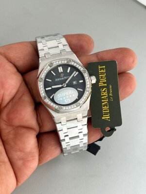 Audemars Piguet Royal Oak Diamond Black Dail Ladies watch   13
