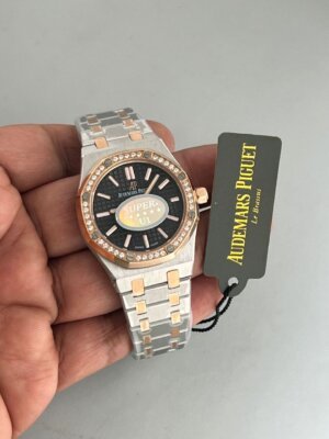Audemars Piguet Royal Oak Diamond Black Dail Ladies watch   14