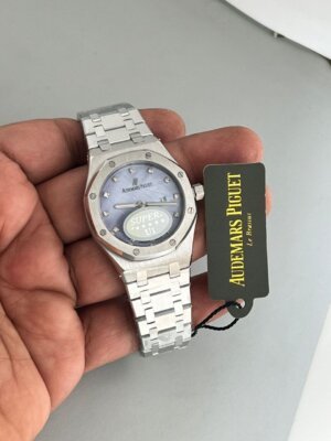 Audemars Piguet Royal Oak Sky Blue Mother of Pearl Ladies watch   1