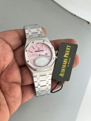 Audemars Piguet Royal Oak Pink Mother of Pearl Ladies watch   4