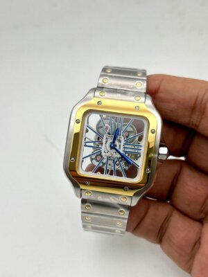 Luxury Swiss ETA First copy Cartier Men Watch online in cash on delivery