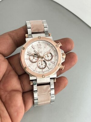 Gc Swiss White - Dual Tone Strap watch For Men 27