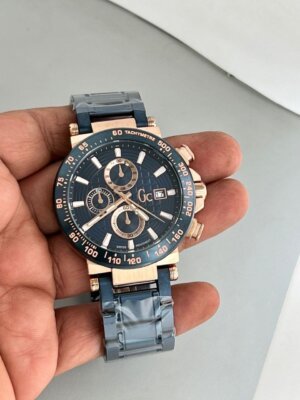 Gc Swiss Blue - Blue Strap watch For Men 13