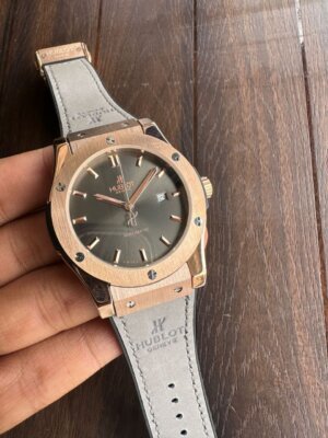 Hublot Vendom Classic Grey Rubber Strap Swiss Automatic watch 33