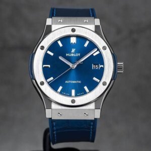 Hublot Vendom Classic Blue Rubber Strap Swiss Automatic watch 28