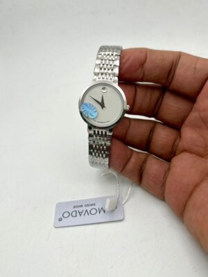 Movado Swiss Made Stainless Steel  Ladies watch   3