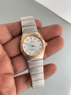 Omega Constellation Daimond Mark Ladies watch   4
