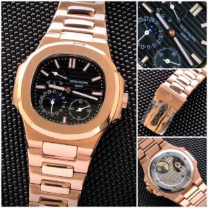 Patek Philippe Nautilus Power Reserve Moon Phase High Quality Swiss Automatic watch 24