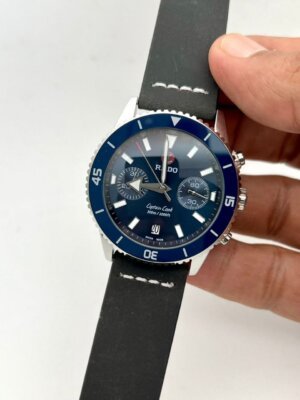 Rado Captain Cook Leather Strap Automatic watch 75