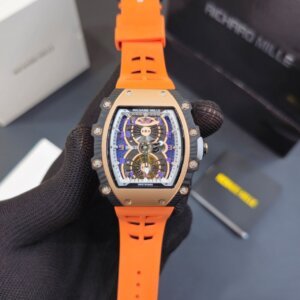 Richard Mille Orange Rubber Swiss ETA Automatic High quality premium watch  7