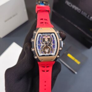 Richard Mille Red Rubber Swiss ETA Automatic High quality premium watch  10
