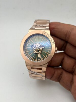 Versace Medusa Infinite Rose Gold watch 43