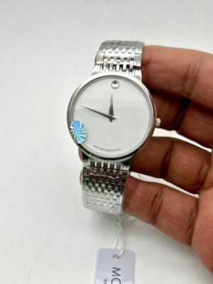 Movado Swiss Made Stainless Steel-White Dail watch 16