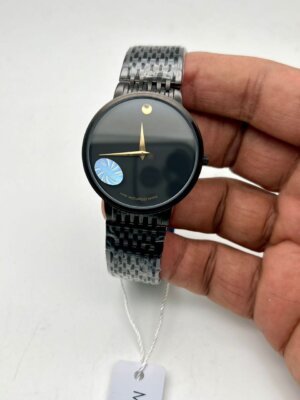 Movado Swiss Made Full Black watch 17