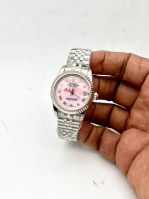 Rolex Datejust Pink Dail Roman Mark Swiss Automatic watch  For Ladies 1