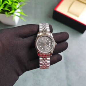 Rolex Datejust Grey Dail Stick Mark Swiss Automatic watch  For Ladies 5