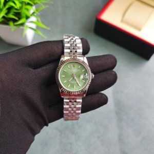 Rolex Datejust Green Dail Stick Mark Swiss Automatic watch  For Ladies 8