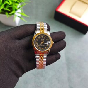 Rolex Datejust Black Dail Roman Mark Swiss Automatic watch   For Ladies 18