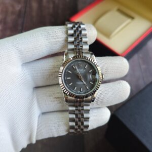Rolex Datejust Grey Dail Stick Mark Swiss Automatic watch  For Ladies 17