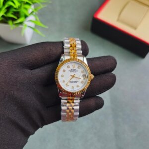 Rolex Datejust White Dail Daimond Mark Swiss Automatic watch  For Ladies 20