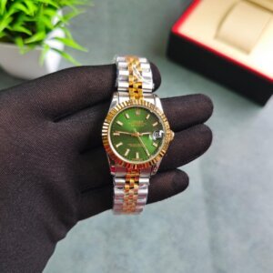 Rolex Datejust Green Dail Stick Mark Swiss Automatic watch  For Ladies 22