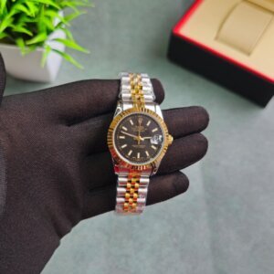 Rolex Datejust Black Dail Stick Mark Swiss Automatic watch  For Ladies 26