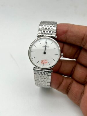 Longines Swiss White Dail Stainless Steel watch   For Ladies 17
