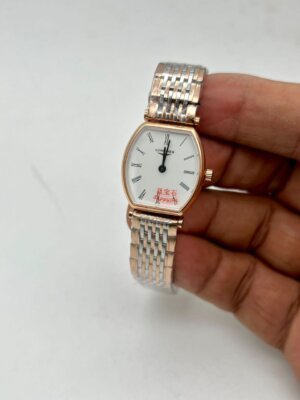 Longines Swiss White Dail Dual Tone watch   For Ladies 18