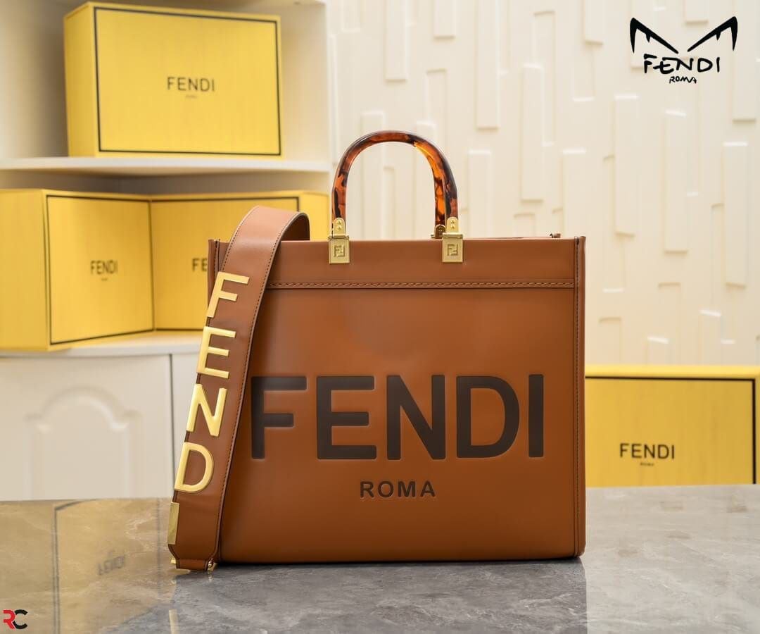 FENDI LARGE SUNSHINE TOTE bag 12A QUALITY 8