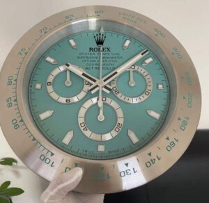 ROLEX DAYTONA TIFFANY BLUE PREMIUM QUALITY LUXURY WALL CLOCK 4