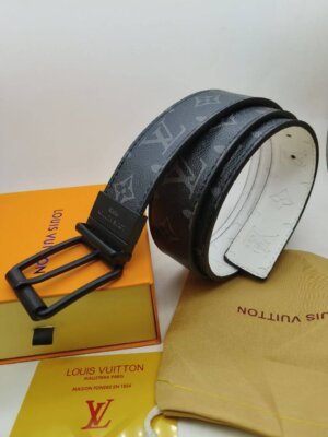 Luxury Genuine Leather Replica 1st copy LV belt in India