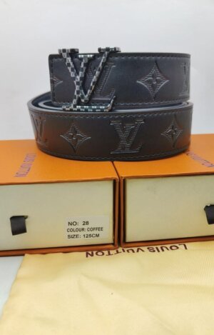 Branded Luxury First copy Replica LV waist belt for men