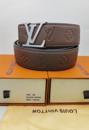 Branded Luxury 7A+ replica 1st LV copy belt leather online