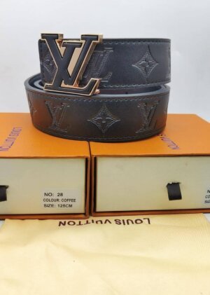 Buy Branded Genuine Leather Replica 1st copy LV belt online